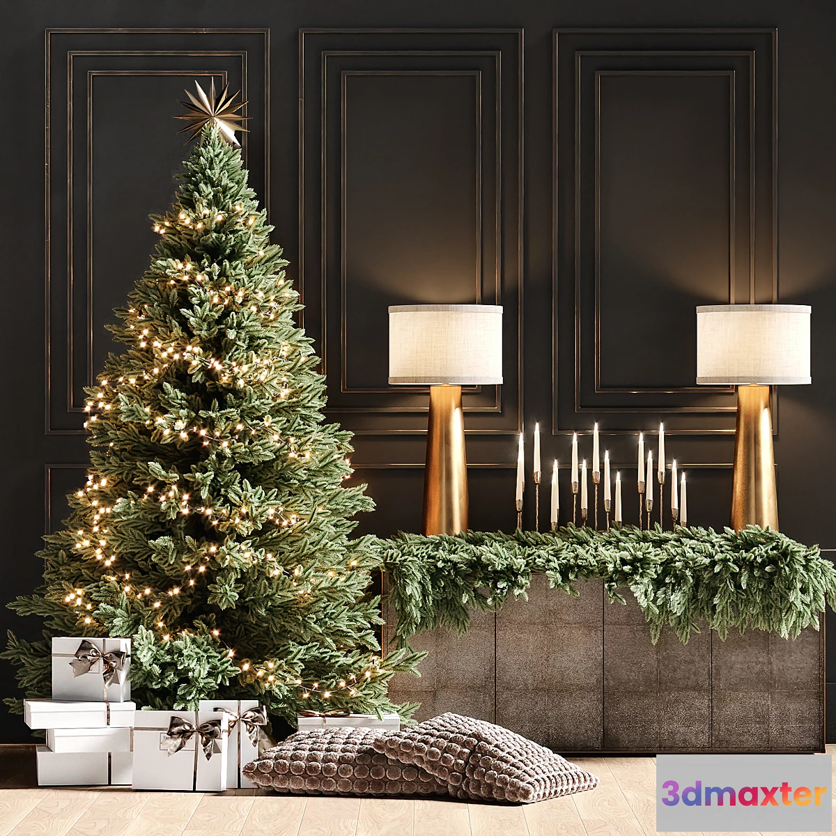 1355355 - Christmas tree 3 - No.2 3D Max