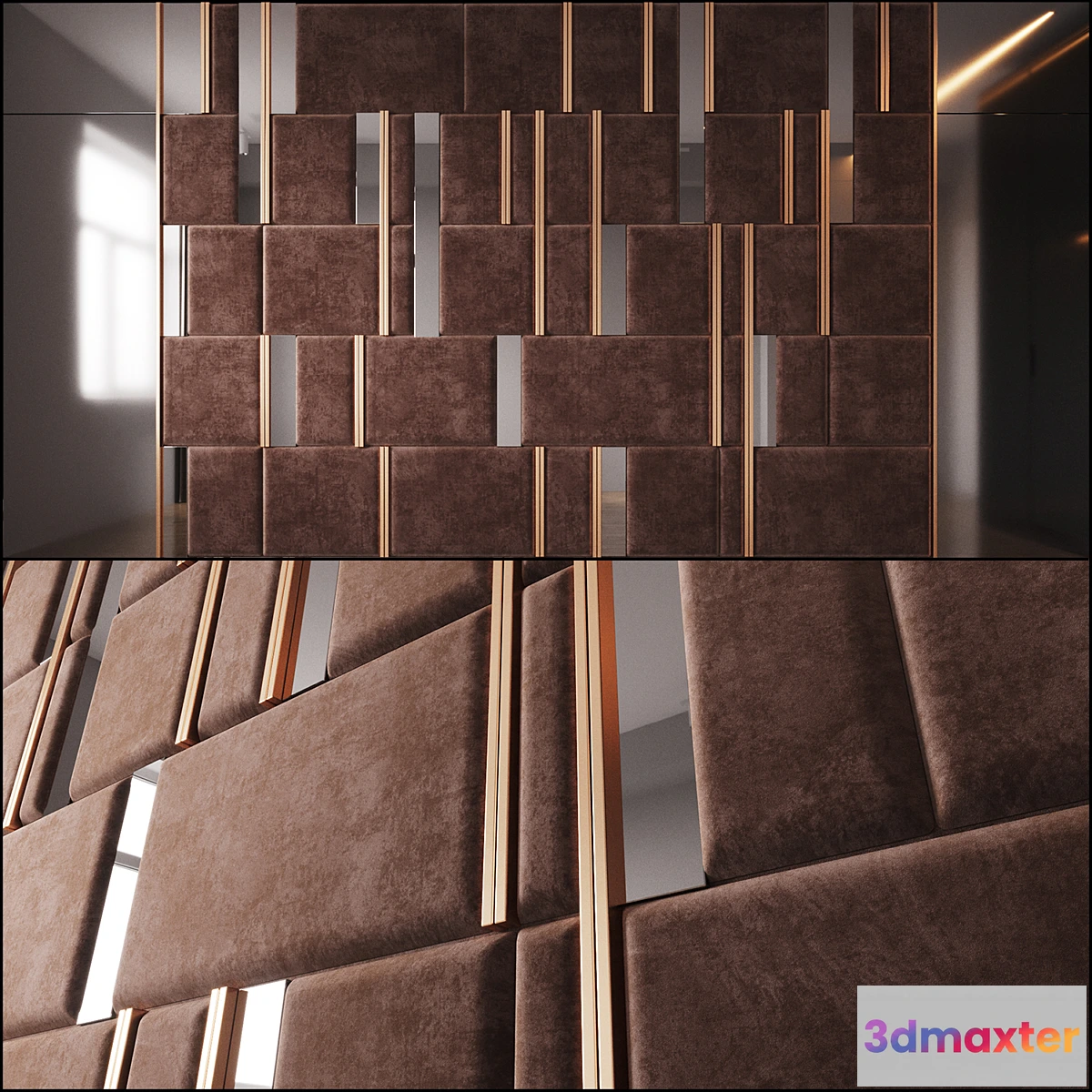 1358018 - Wall Panel  Headboard 3D Max