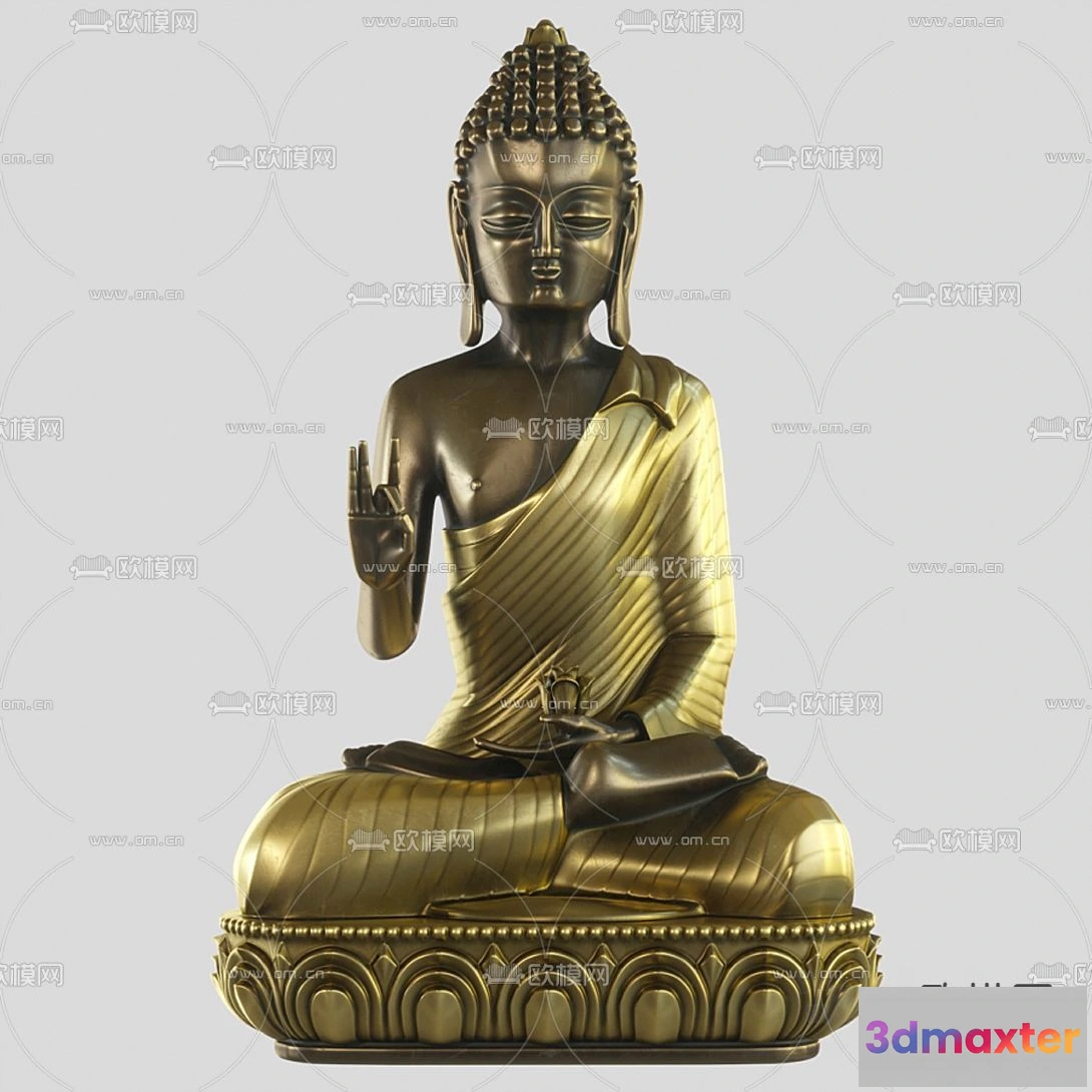 1369502 - Buddha 3D Model for Decoration - Interior Design - 002 3D Max