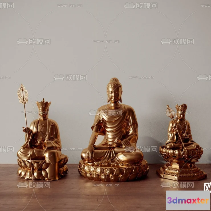 1369700 - Buddha 3D Model for Decoration - Interior Design - 005 3D Max