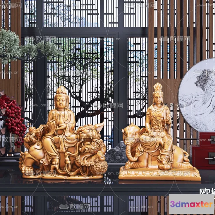 1369816 - Buddha 3D Model for Decoration - Interior Design - 007 3D Max