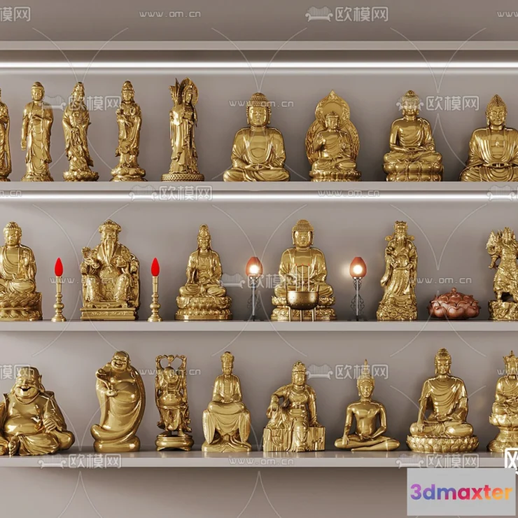 1370220 - Buddha 3D Model for Decoration - Interior Design - 013 3D Max