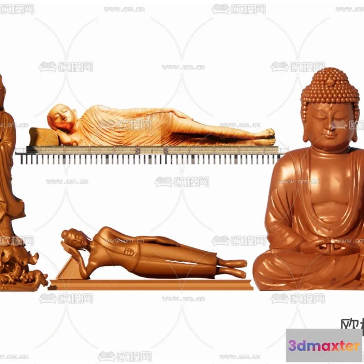 1370428 - Buddha 3D Model for Decoration - Interior Design - 016 3D Max