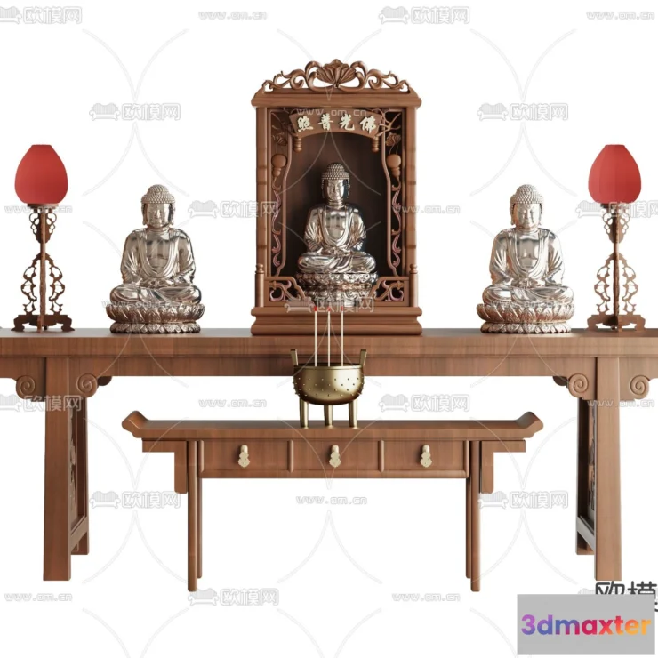 1370962 - Buddha 3D Model for Decoration - Interior Design - 024 3D Max