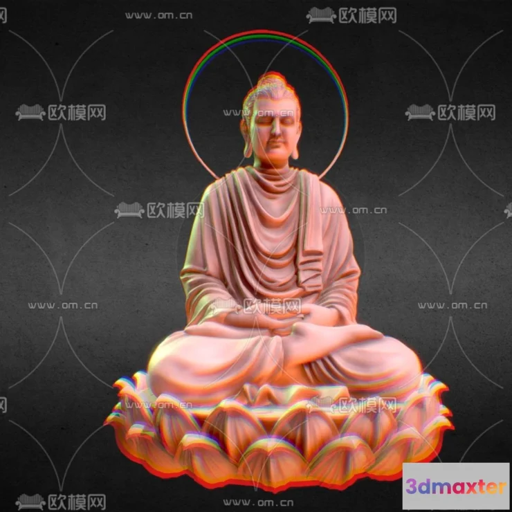 1371620 - Buddha 3D Model for Decoration - Interior Design - 034 3D Max