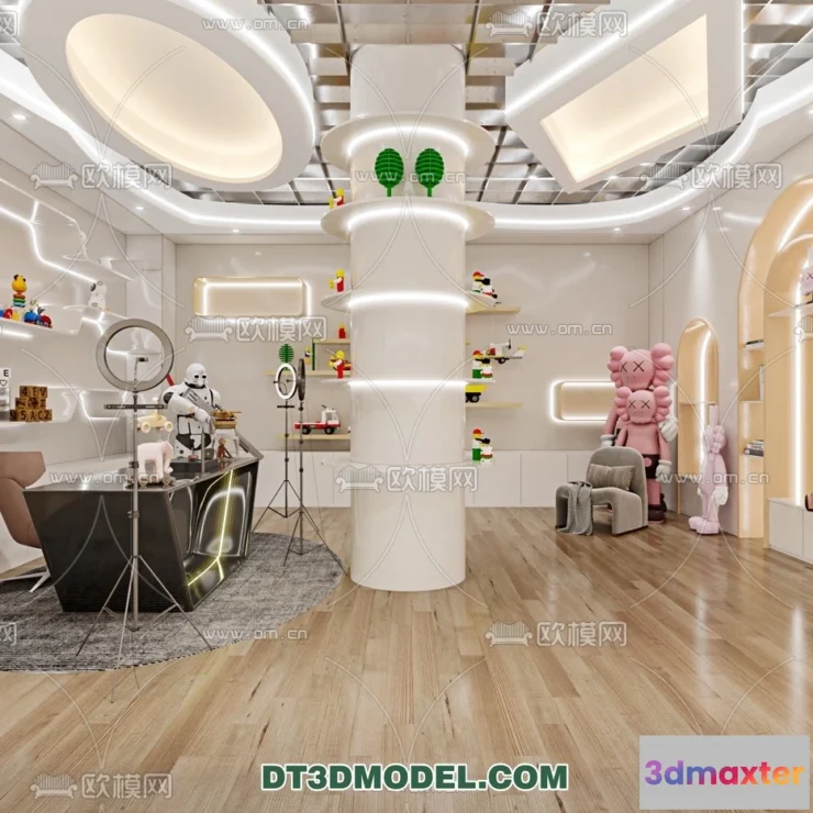 1374758 - Live Stream Decoration 3D Model - 003 3D Max