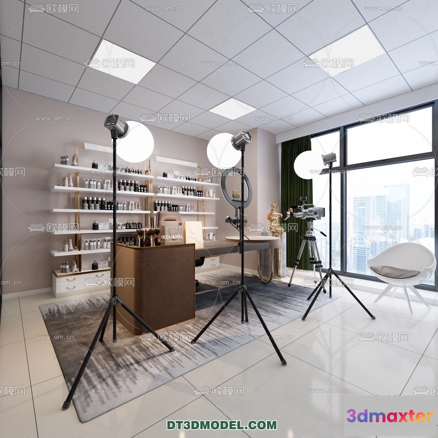 1374949 - Live Stream Decoration 3D Model - 006 3D Max