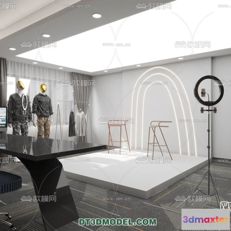 1375147 - Live Stream Decoration 3D Model - 009 3D Max