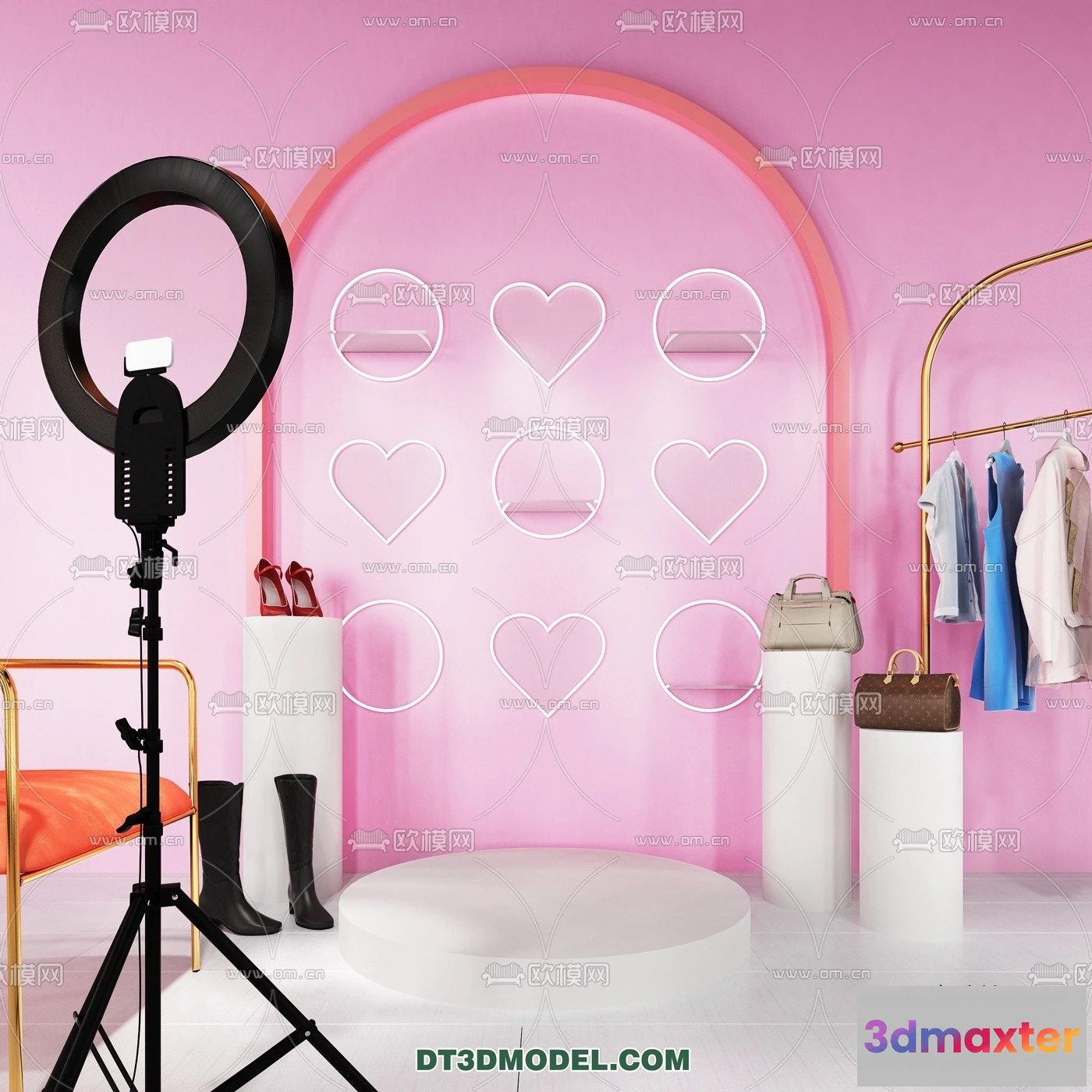 1375282 - Live Stream Decoration 3D Model - 011 3D Max