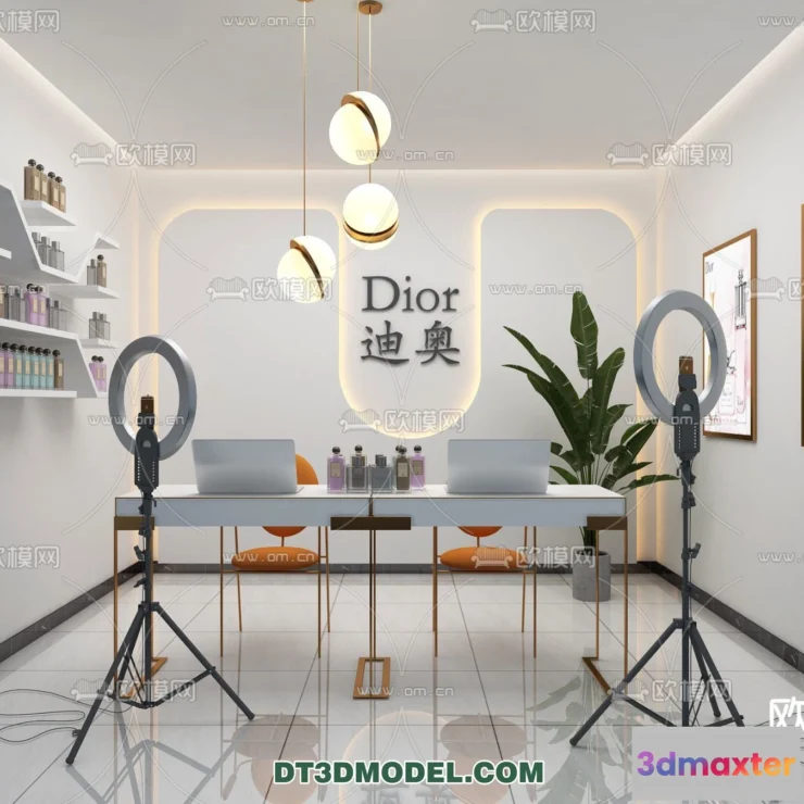 1375833 - Live Stream Decoration 3D Model - 019 3D Max