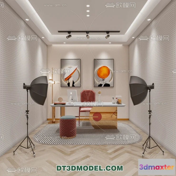 1375897 - Live Stream Decoration 3D Model - 020 3D Max