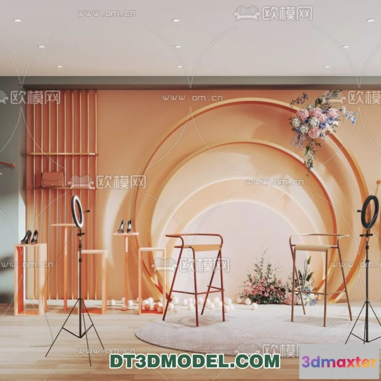 1376410 - Live Stream Decoration 3D Model - 028 3D Max