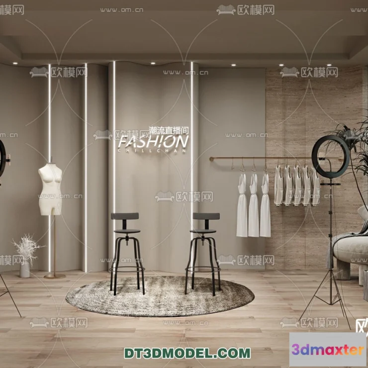 1376610 - Live Stream Decoration 3D Model - 031 3D Max