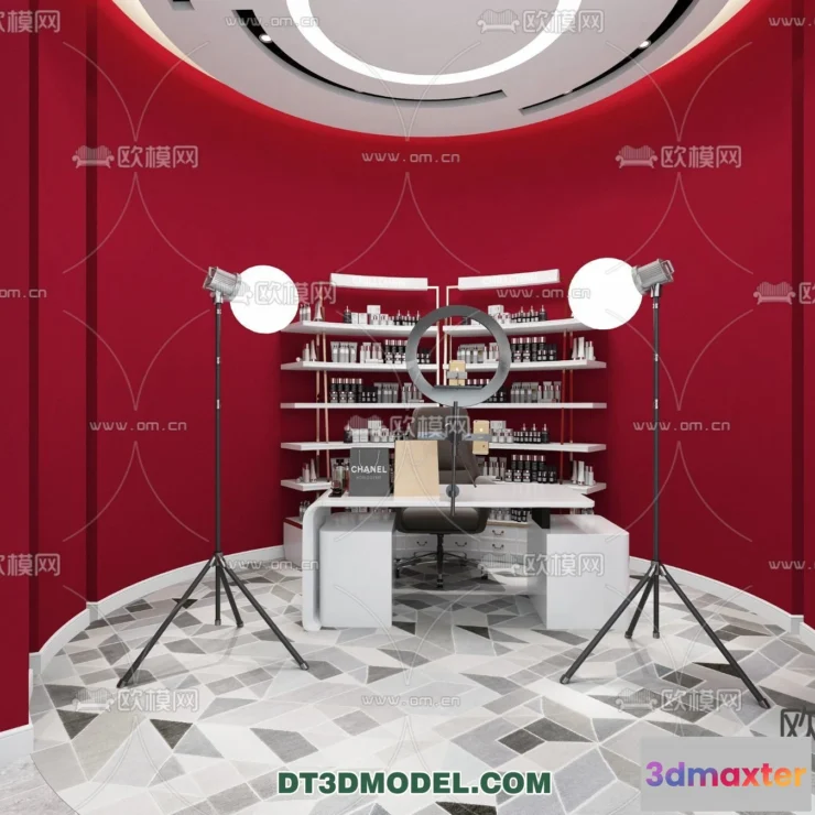 1377135 - Live Stream Decoration 3D Model - 039 3D Max