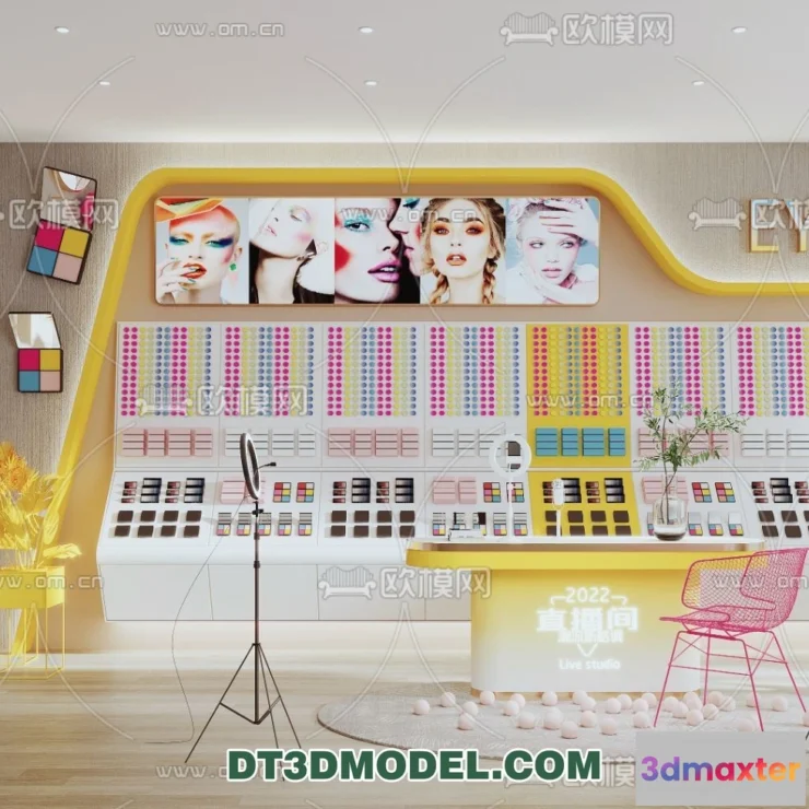 1377325 - Live Stream Decoration 3D Model - 042 3D Max