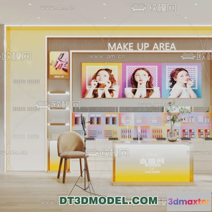 1377525 - Live Stream Decoration 3D Model - 045 3D Max