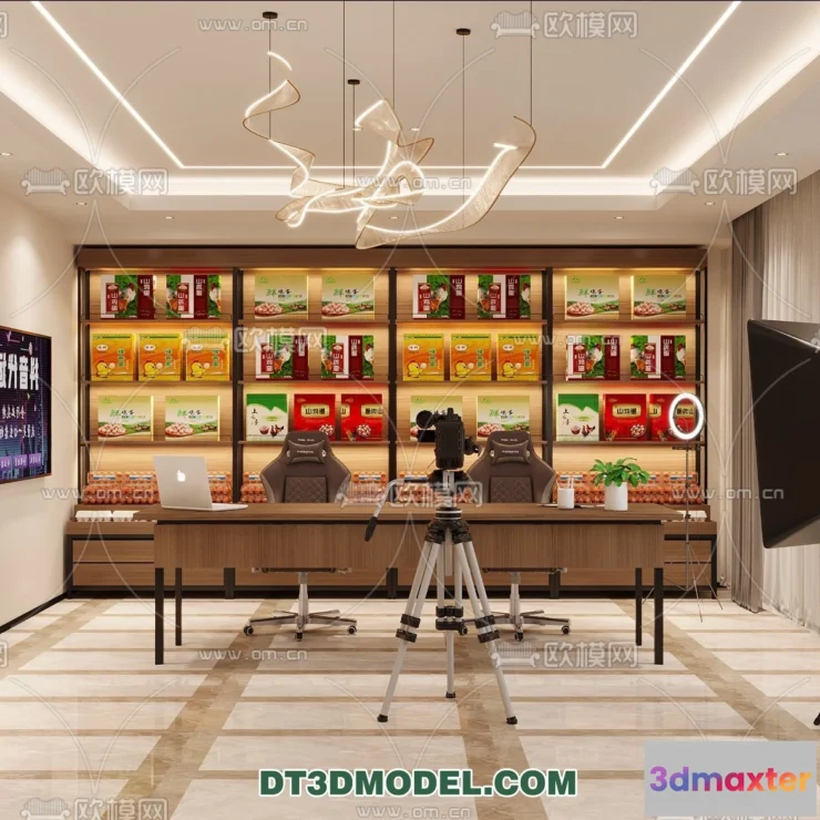 1377660 - Live Stream Decoration 3D Model - 047 3D Max