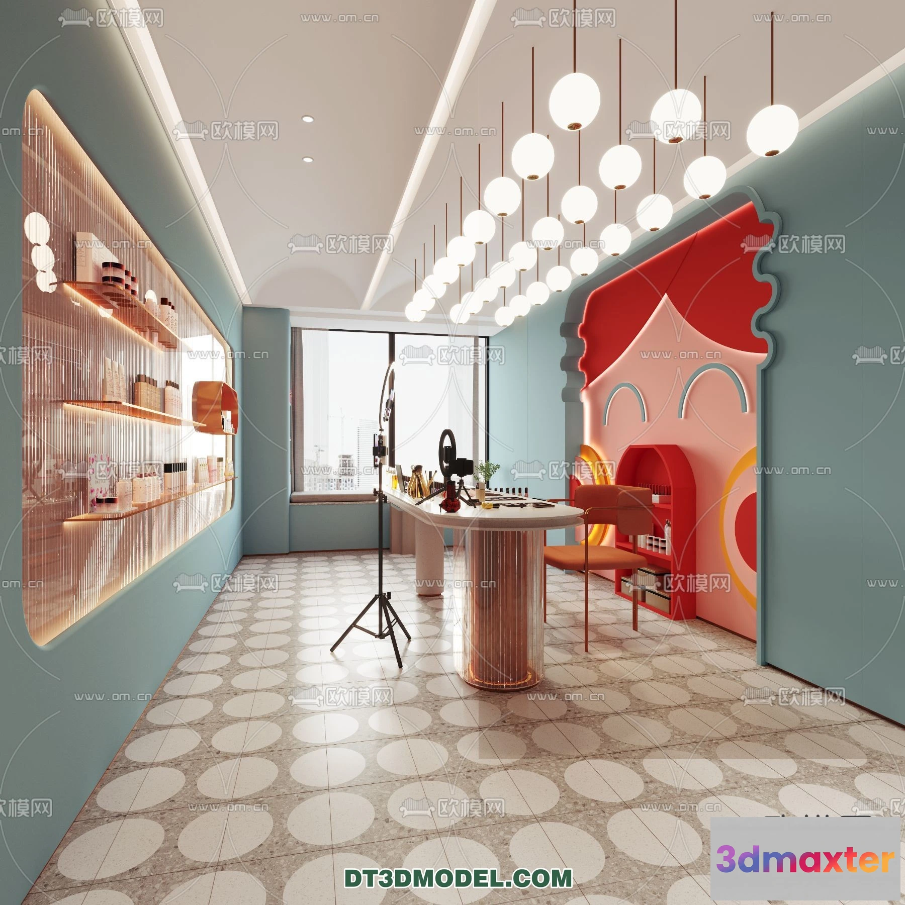 1377782 - Live Stream Decoration 3D Model - 049 3D Max