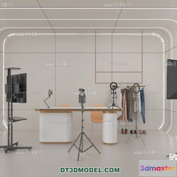 1377909 - Live Stream Decoration 3D Model - 051 3D Max