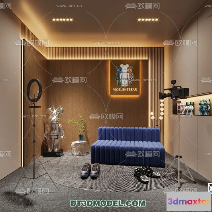 1378361 - Live Stream Decoration 3D Model - 058 3D Max