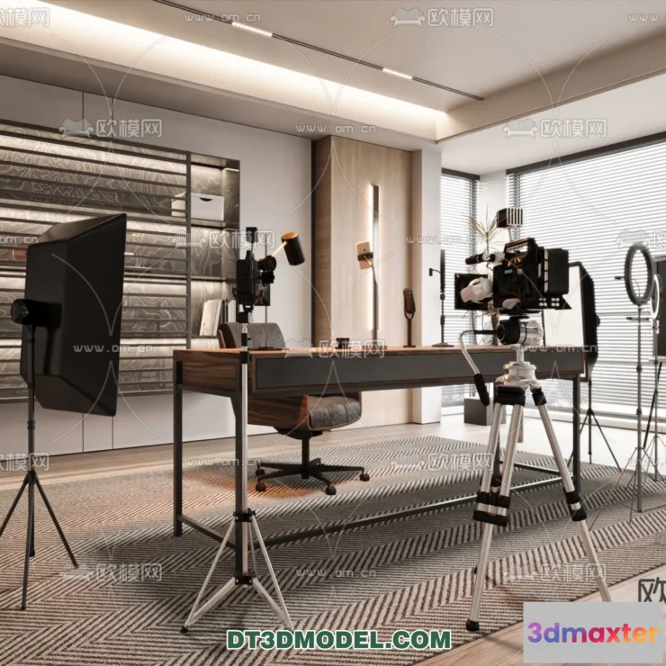 1378702 - Live Stream Decoration 3D Model - 063 3D Max