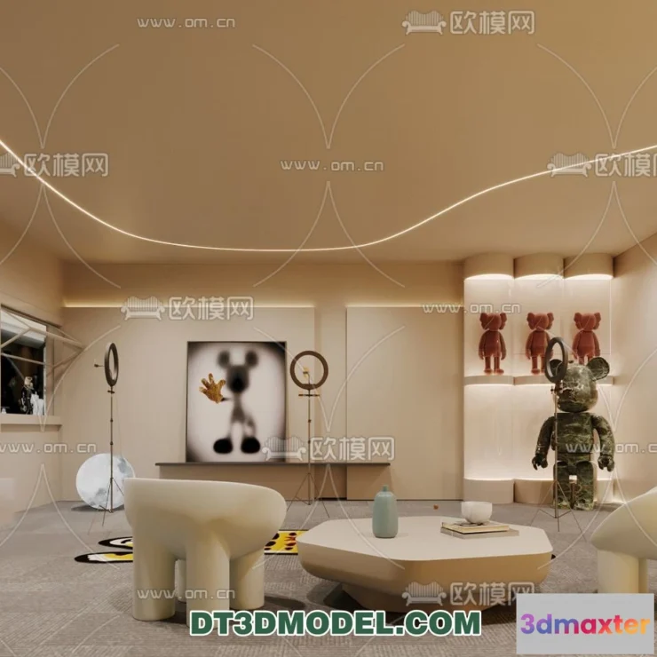 1379314 - Live Stream Decoration 3D Model - 072 3D Max