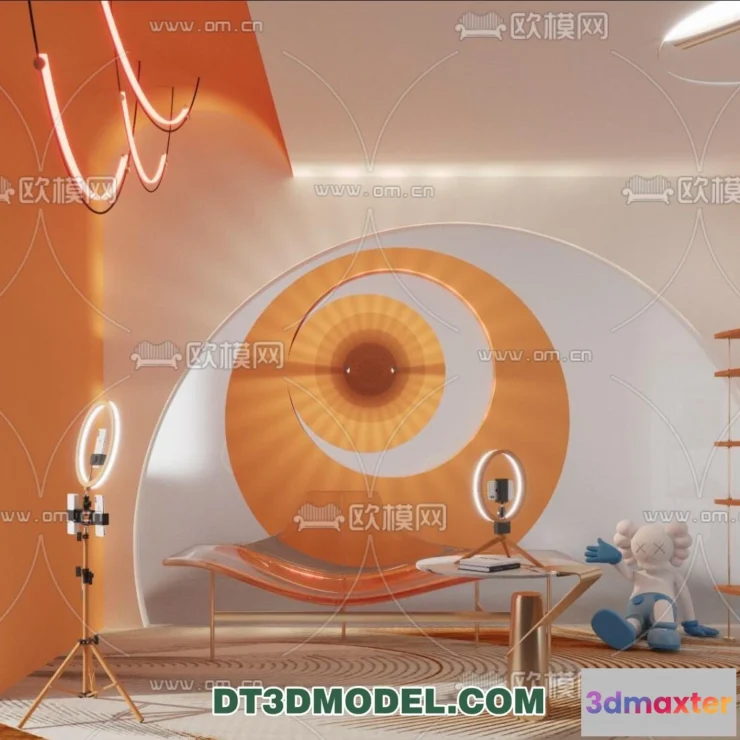 1379443 - Live Stream Decoration 3D Model - 074 3D Max