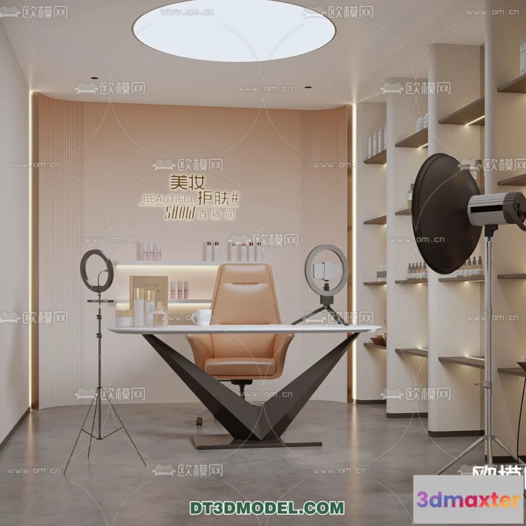 1380234 - Live Stream Decoration 3D Model - 086 3D Max