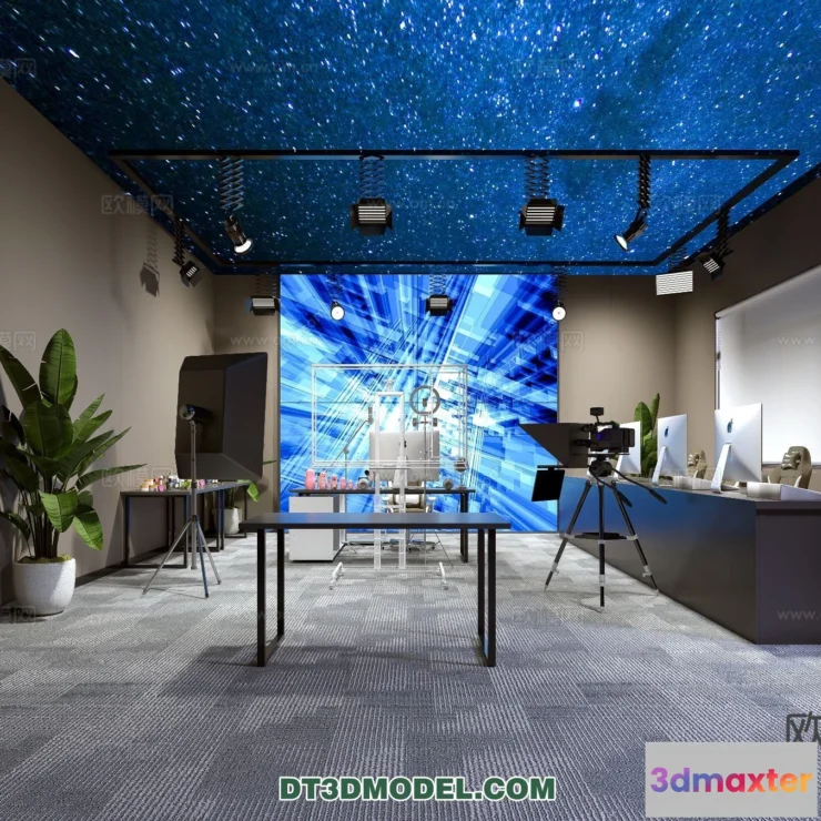 1381020 - Live Stream Decoration 3D Model - 098 3D Max