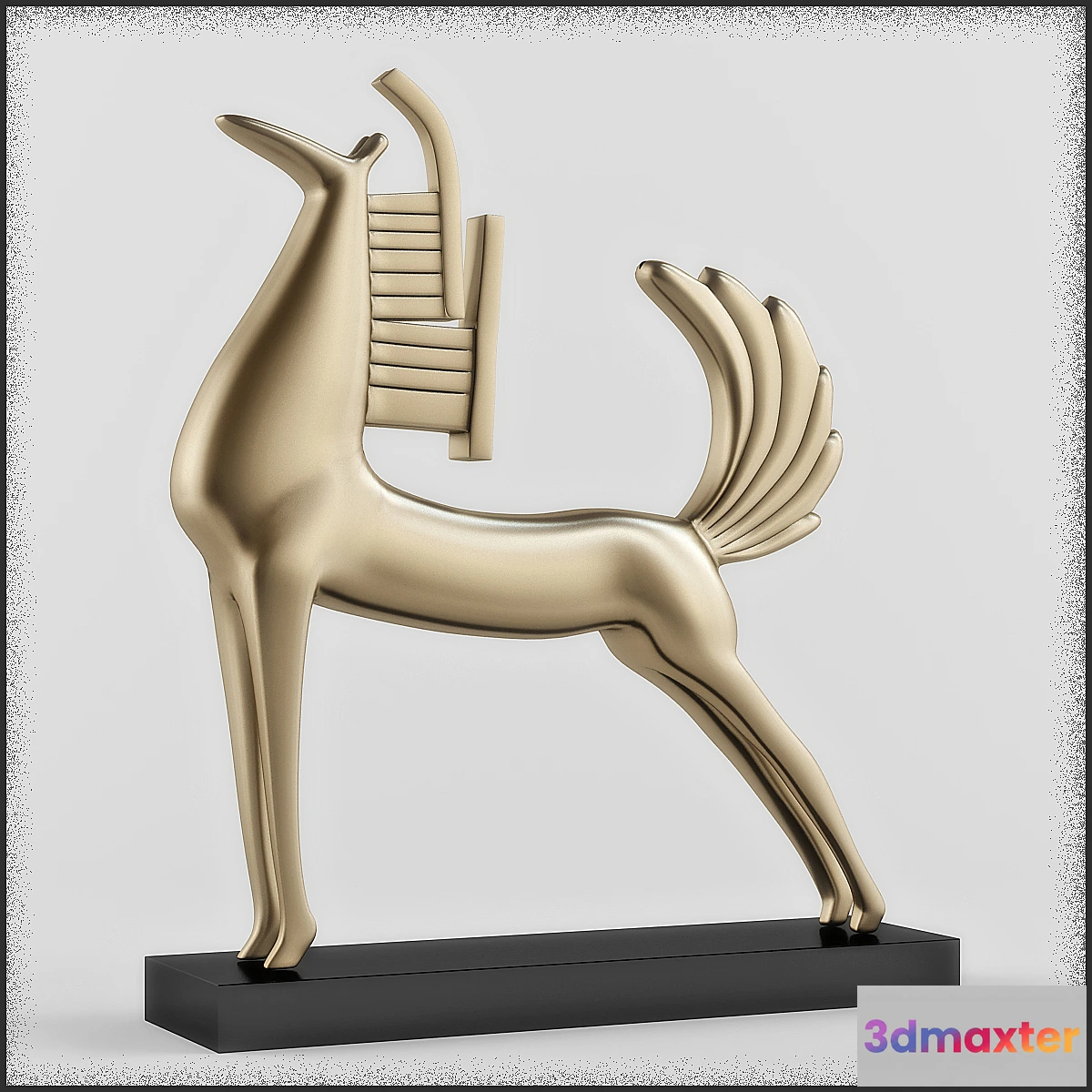 1392406 - Statuette. Horse. 3D Max