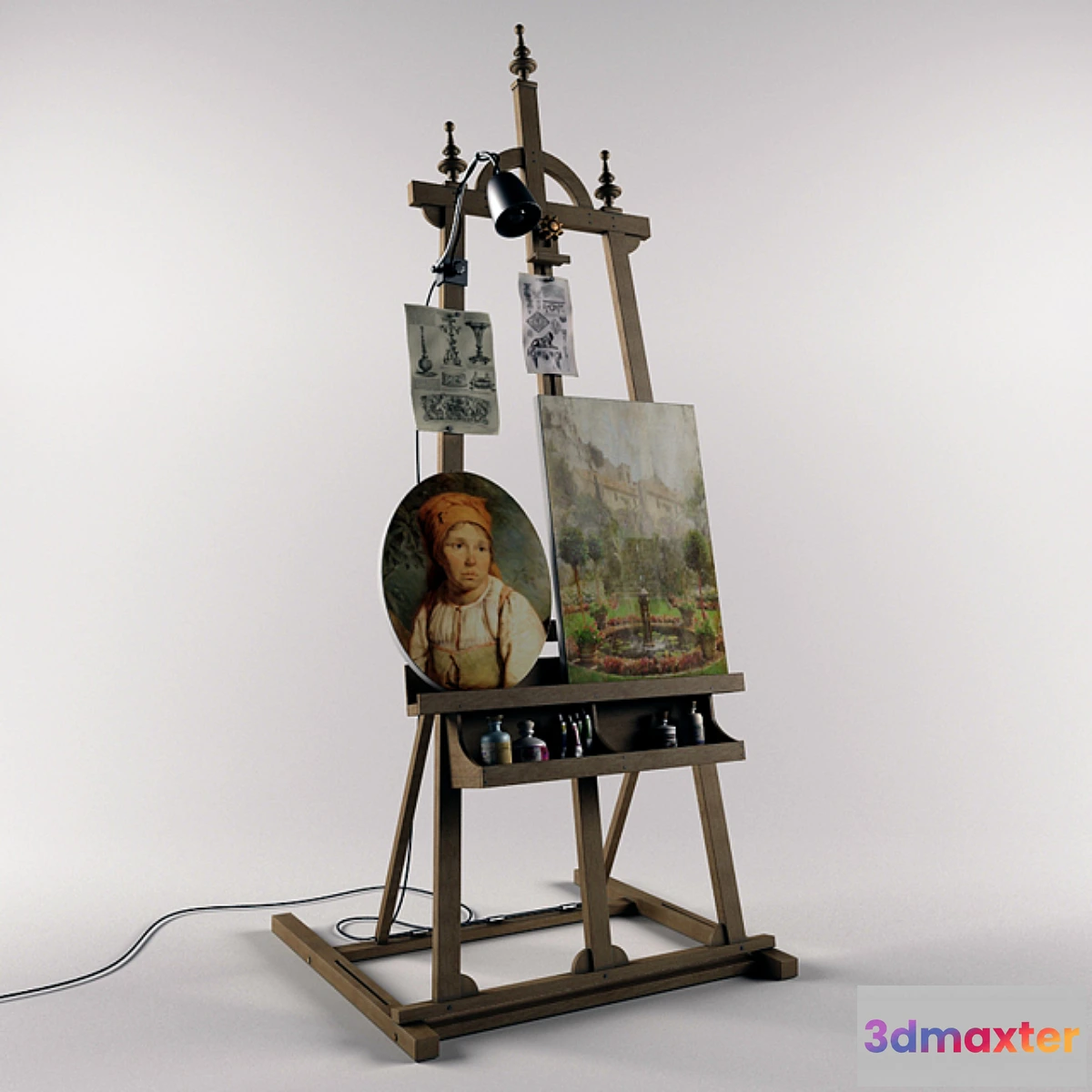 1392628 - Artist easel 3D Max