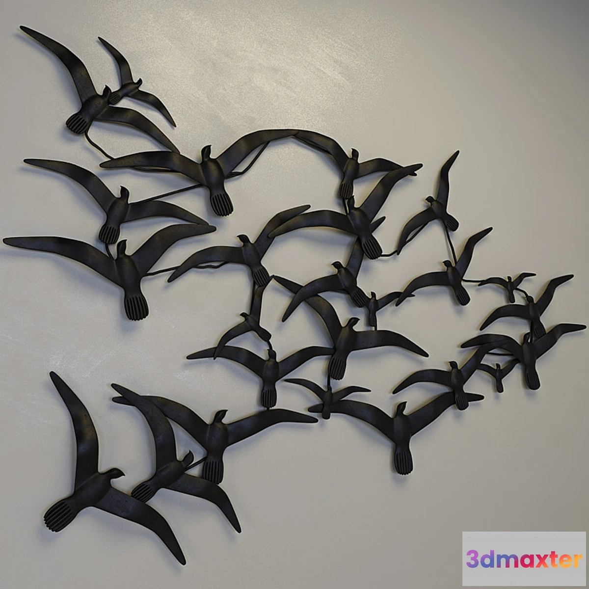 1394234 - Wall panels “Birds in flight” 3D Max