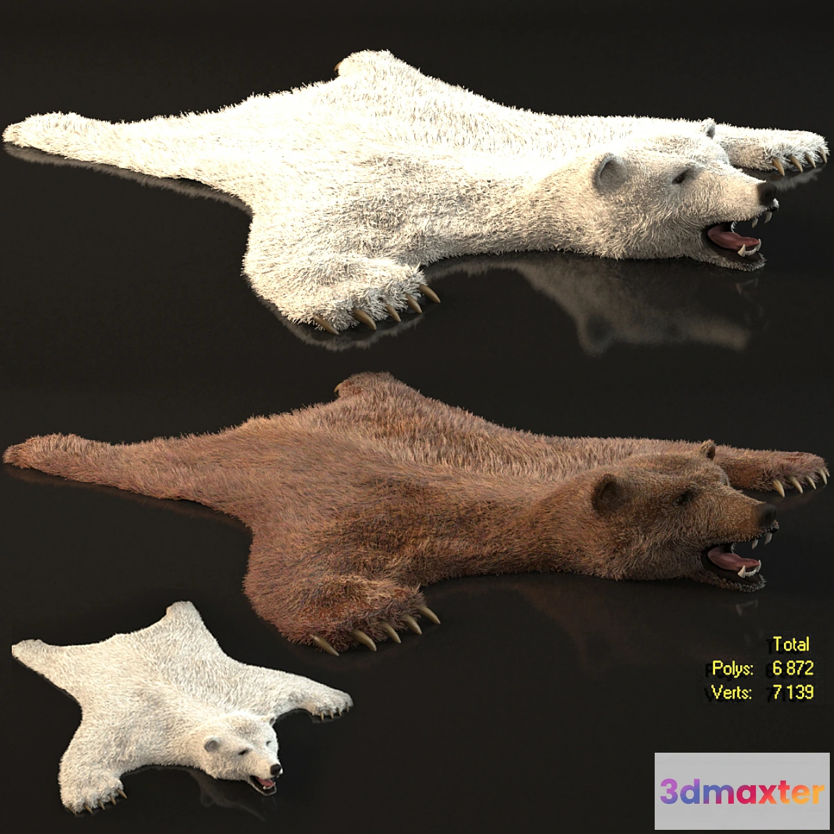 1394386 - Bear pelt 3D Max