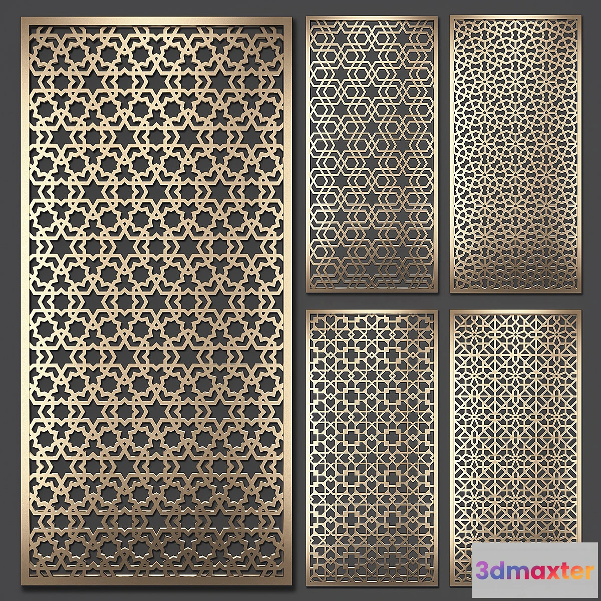 1394624 - Decorative partition 3D Max