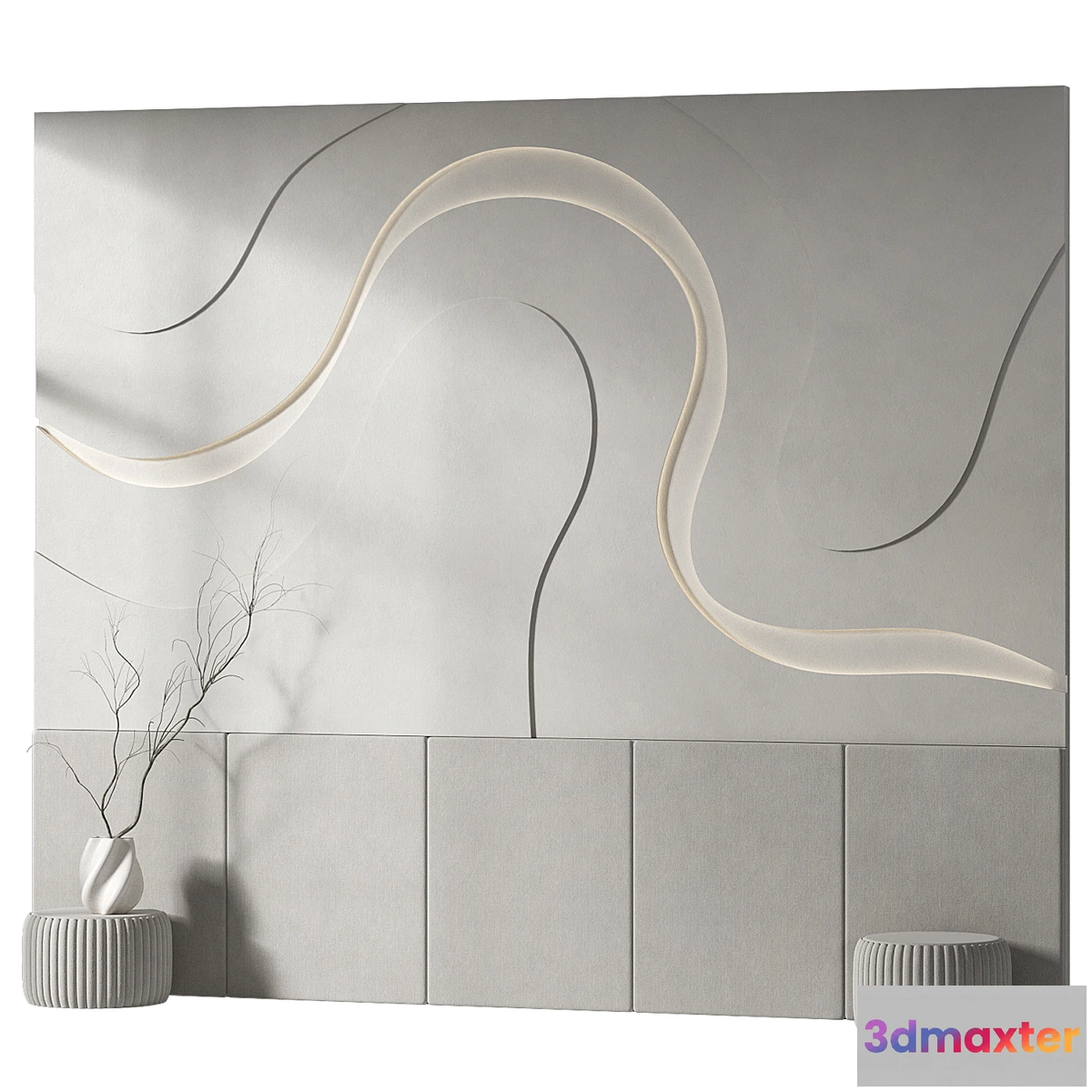 1395018 - decorative wall 01 3D Max