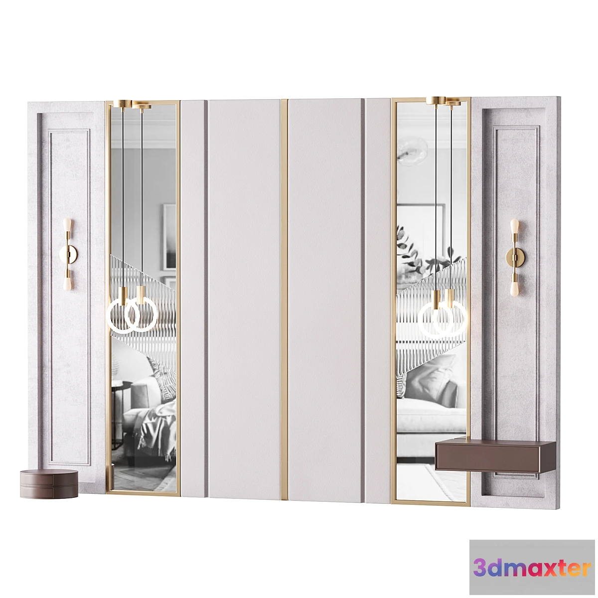 1396262 - Decorative Wall panel 57 3D Max