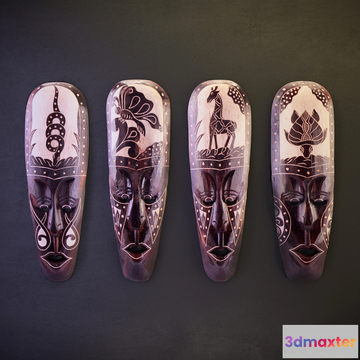 1396530 - Mask carving art. 2ML3 3D Max