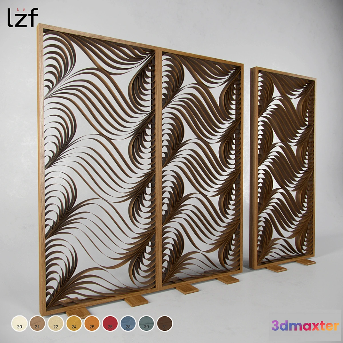 1400086 - LZF - Paisley 3D Max