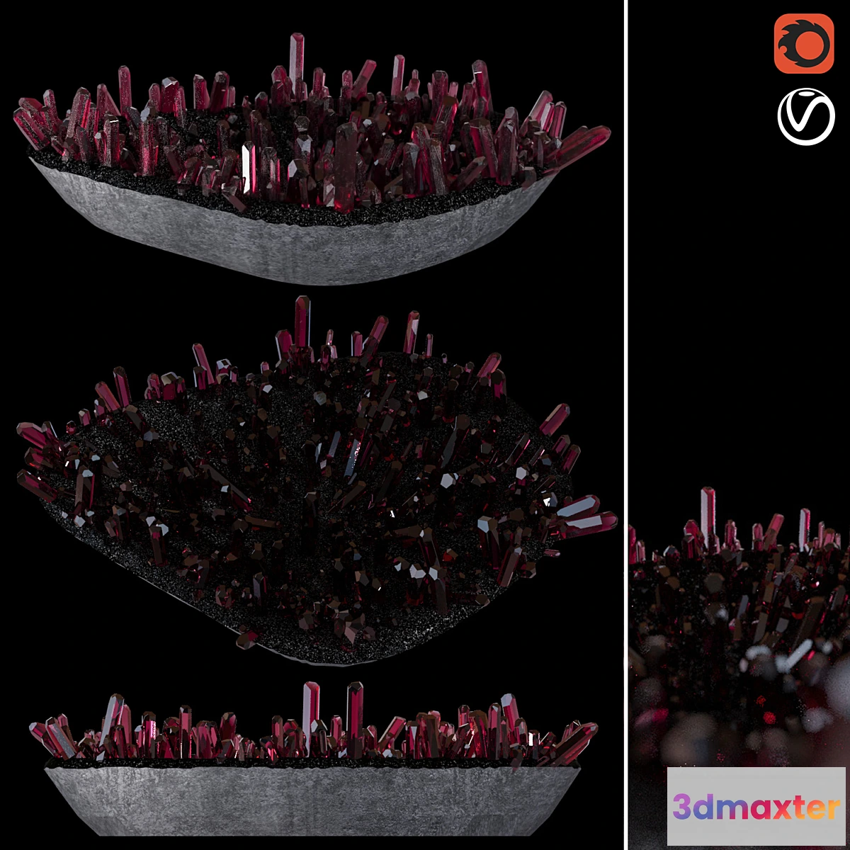 1400814 - Crystal 3D Max