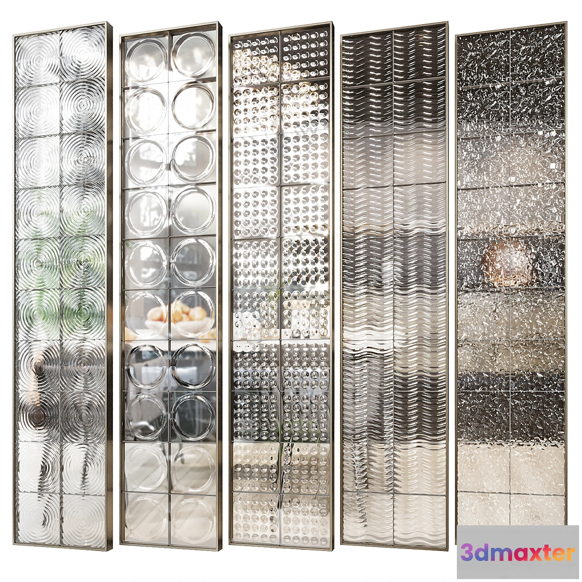 1402344 - Glass block partition 5 3D Max