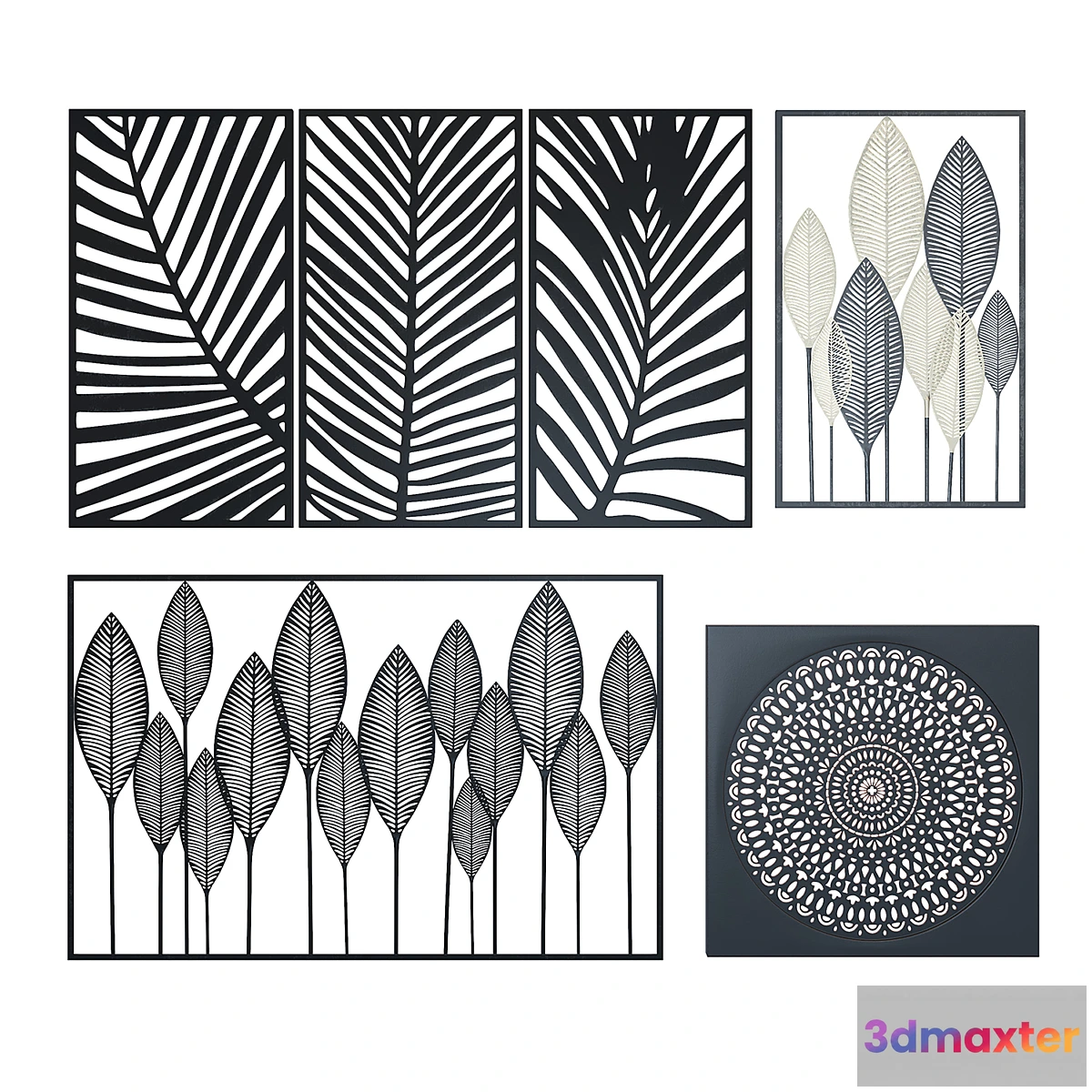 1402824 - Maisons du Monde Wall Decoration 2 3D Max