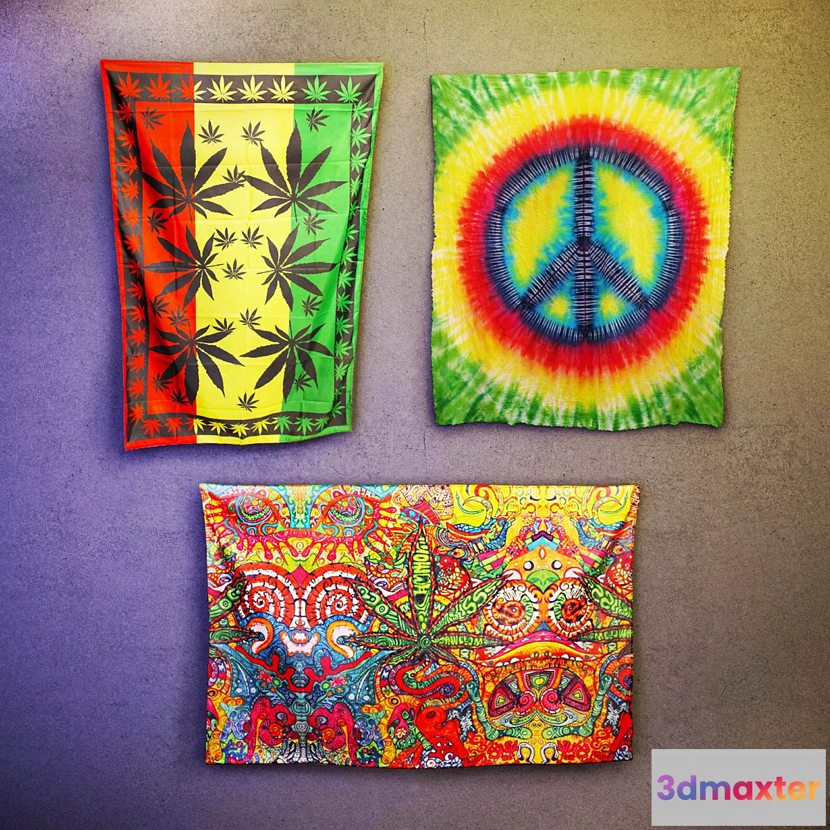 1403246 - Linens hippie rasta 3D Max