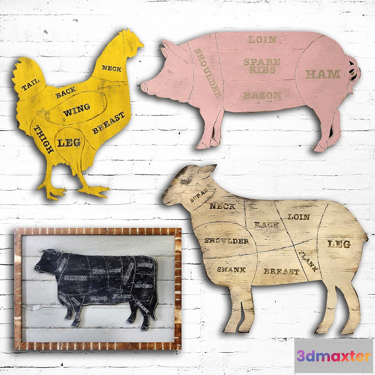 1403558 - Wooden panel 113 3D Max