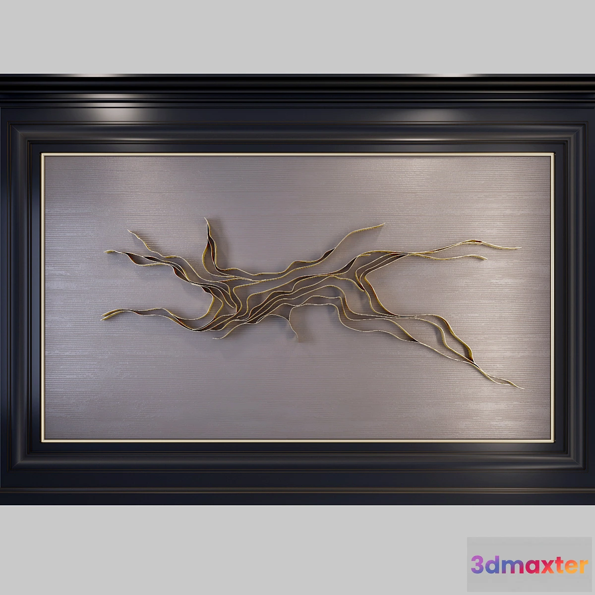 1404330 - Decorative wall_waves 3D Max