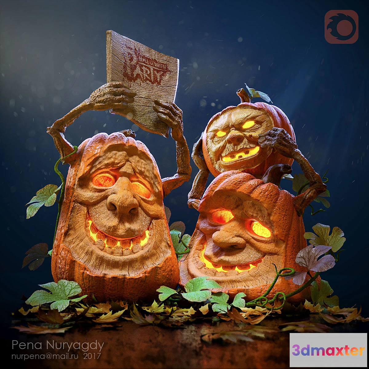 1404666 - Halloween Party ) 3D Max