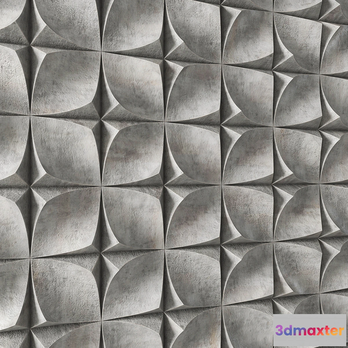 1404732 - Concrete decorative panel 3D Max