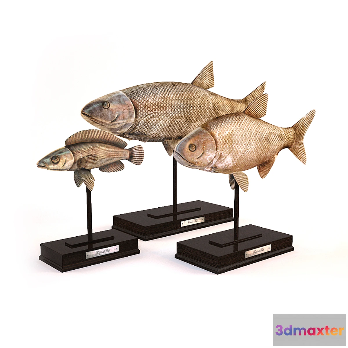 1404816 - Decorative figurines “fishes” 3D Max