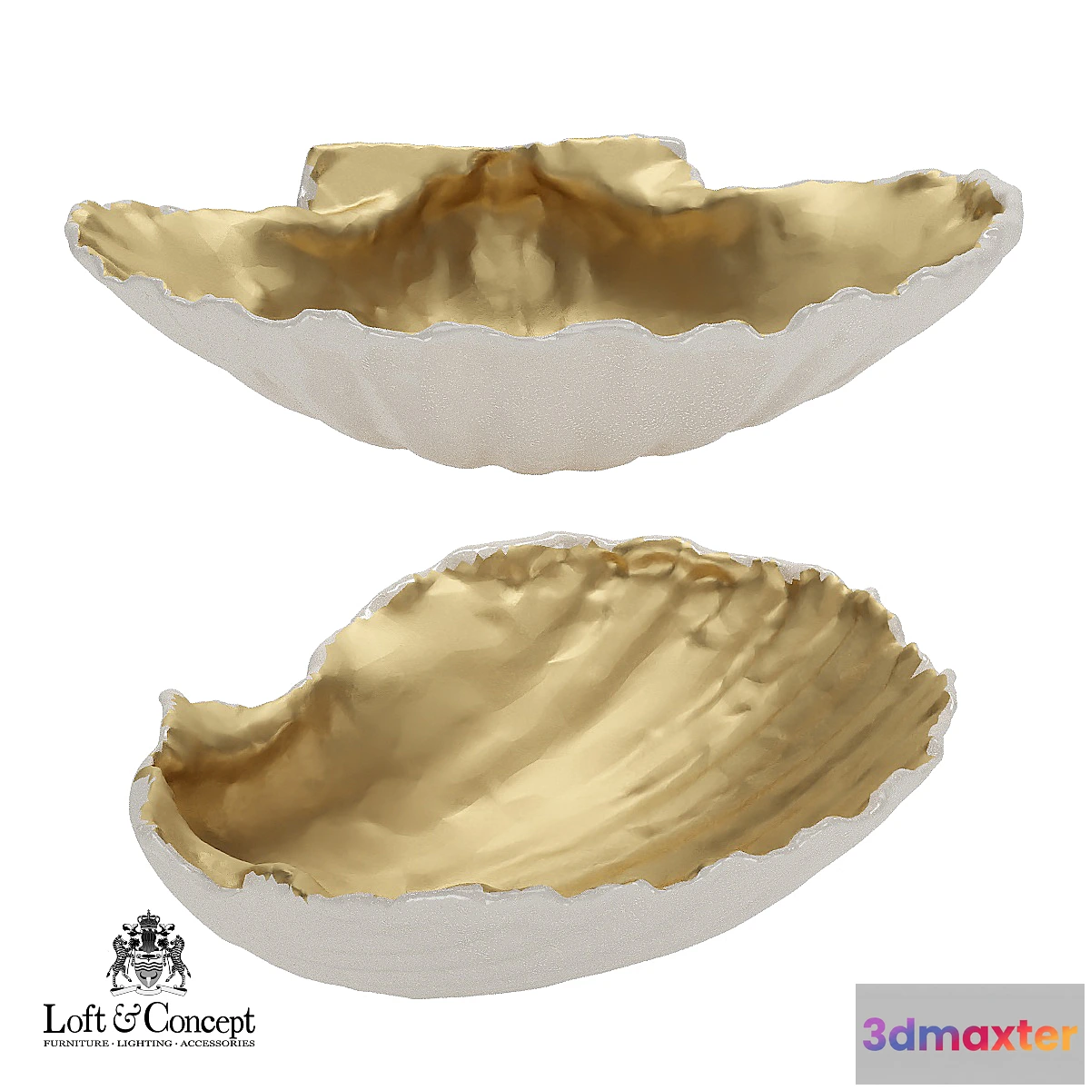 1404908 - Accessory seashell Gold “Loft concept” 3D Max