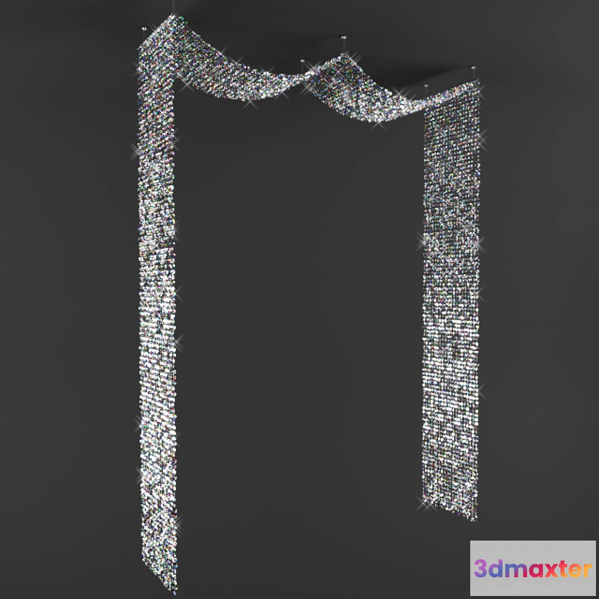 1405988 - Diamonds Beaded Decor 3D Max