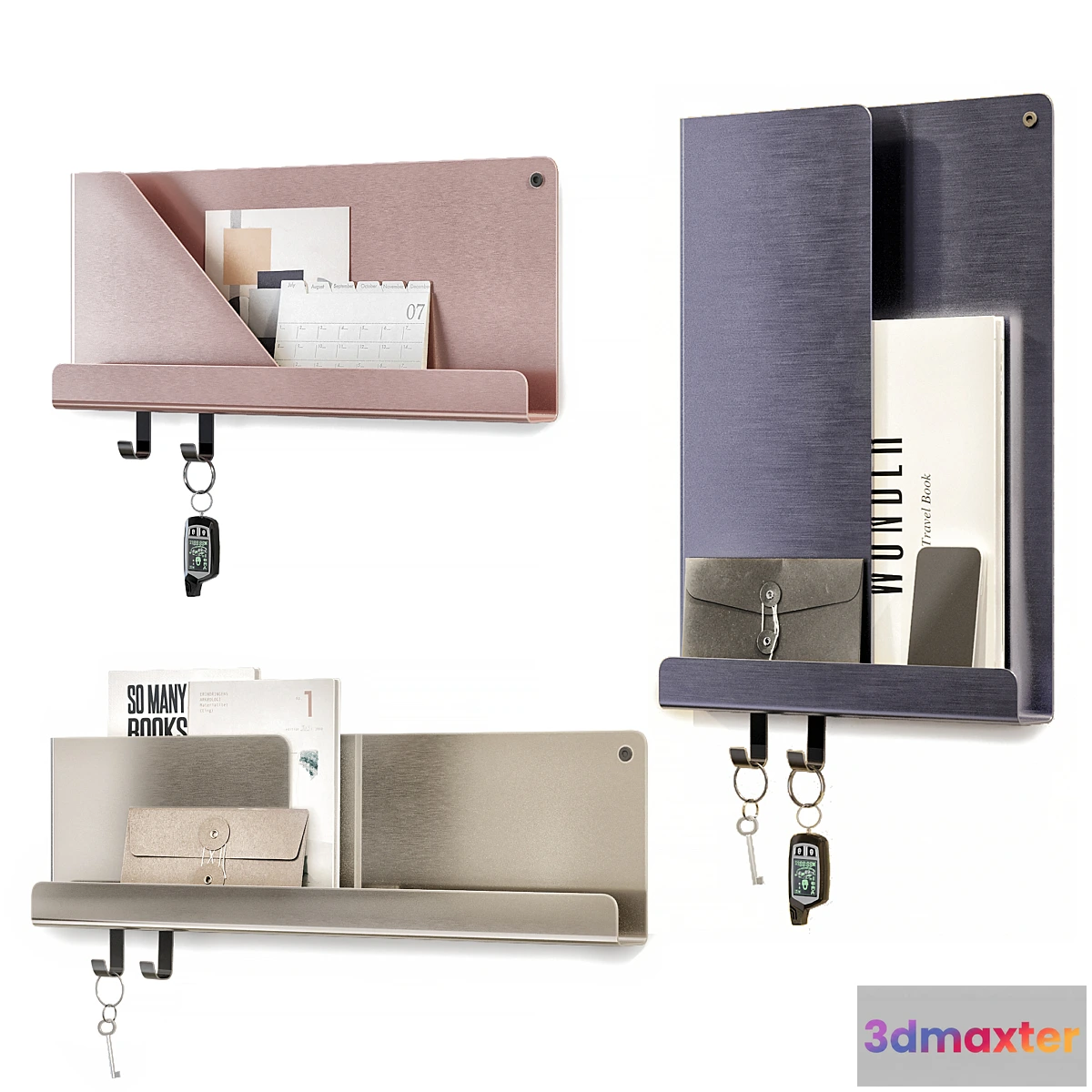 1406012 - Folded Shelves Muuto 3D Max